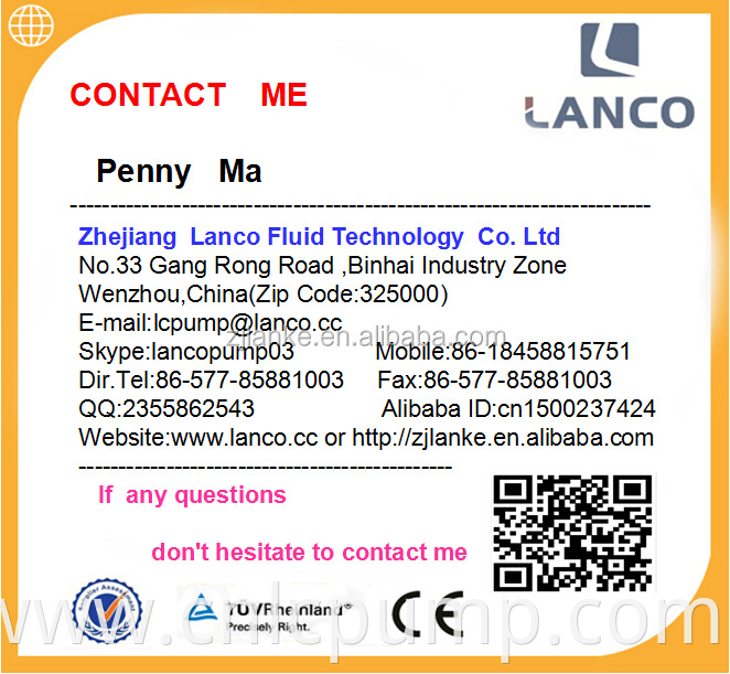 LANCO Industrial sumersible water pumps